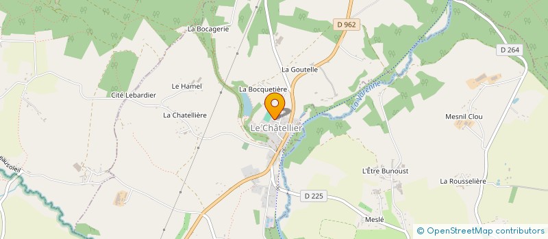 localisation de l'entreprise HUMATO à LE CHATELLIER