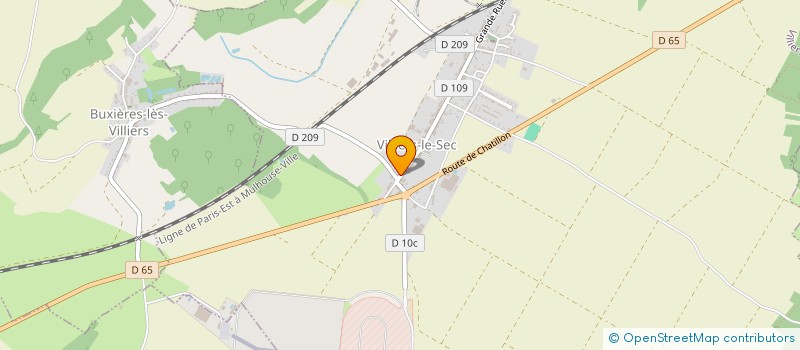 localisation de l'entreprise HUMBERT à VILLIERS-LE-SEC