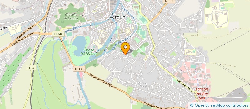 localisation de l'entreprise HUMBERT ET CIE à VERDUN