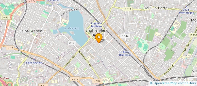 localisation de l'entreprise HUMBERT IMMO à ENGHIEN-LES-BAINS