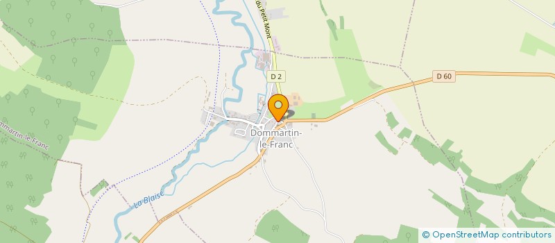 localisation de l'entreprise HUMBERT-LUXIN à DOMMARTIN-LE-FRANC