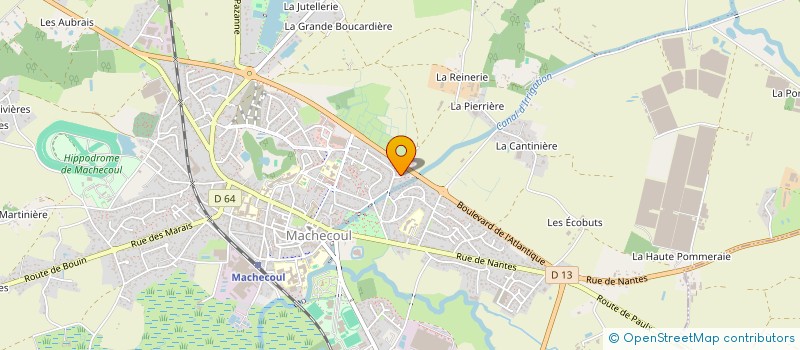 localisation de l'entreprise HUMBERT NICOLAS IRIS  MACHECOUL-SAINT-MEME