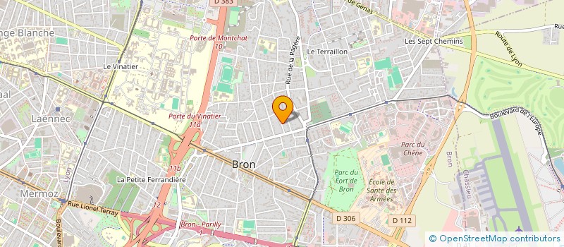 localisation de l'entreprise HUMBERT ROGER  BRON