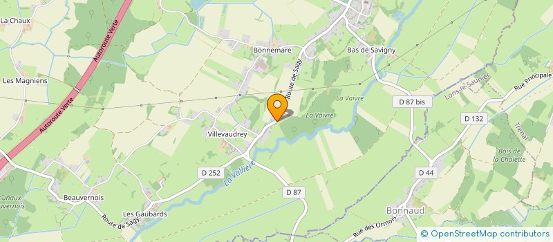 localisation de l'entreprise HUMBEY FINANCES  SAVIGNY-EN-REVERMONT