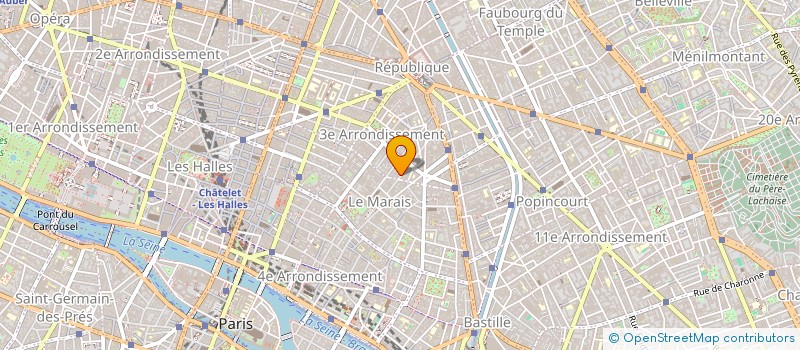 localisation de l'entreprise HUMBLE  PARIS