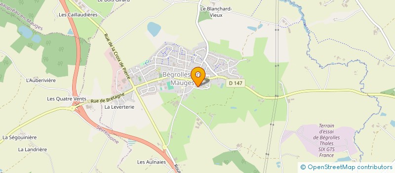 localisation de l'entreprise HUMEAU CARRELAGE  BEGROLLES-EN-MAUGES