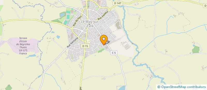 localisation de l'entreprise HUMEAU SECHAGE à LE MAY-SUR-EVRE