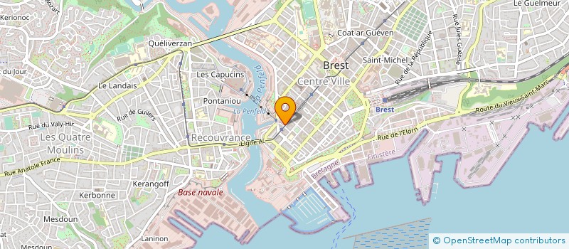 localisation de l'entreprise HUMESA à BREST