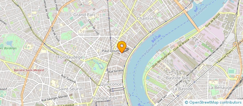 localisation de l'entreprise HUMEURS à BORDEAUX