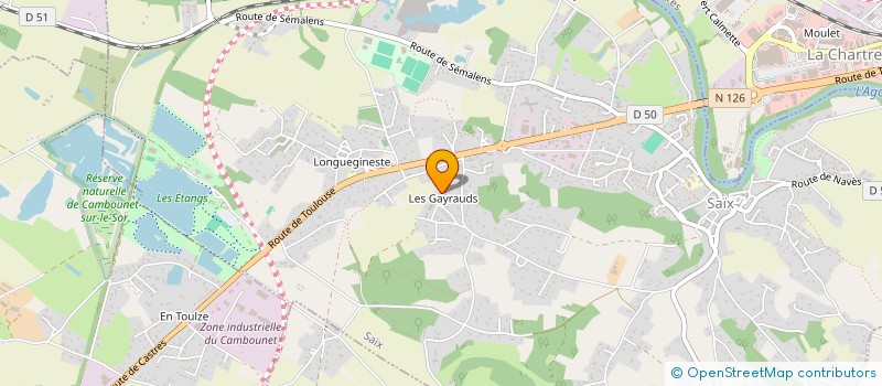 localisation de l'entreprise HUMEURS VAGABONDES  SAIX