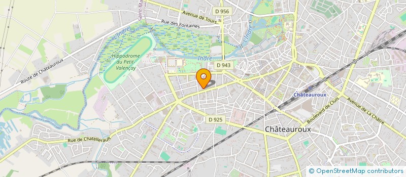 localisation de l'entreprise HUMEZ JARDINAGE LOISIRS à CHATEAUROUX