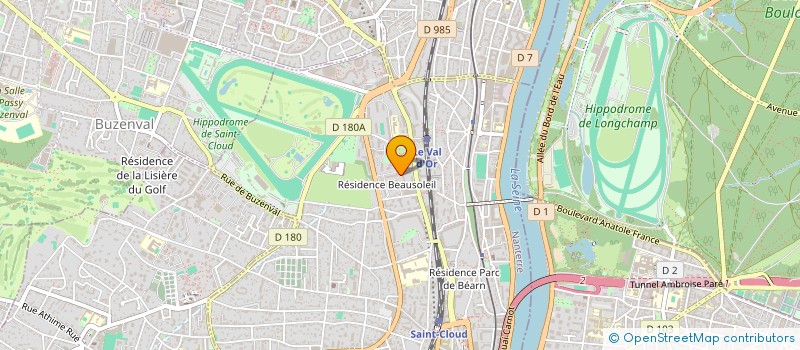 localisation de l'entreprise HUMFFREY à SAINT-CLOUD
