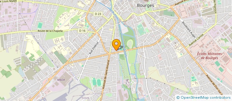 localisation de l'entreprise HUMICO FRANCE à BOURGES