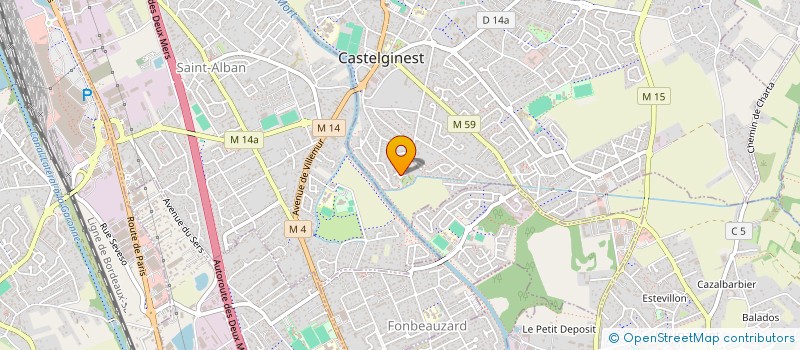 localisation de l'entreprise HUMILITAS  CASTELGINEST