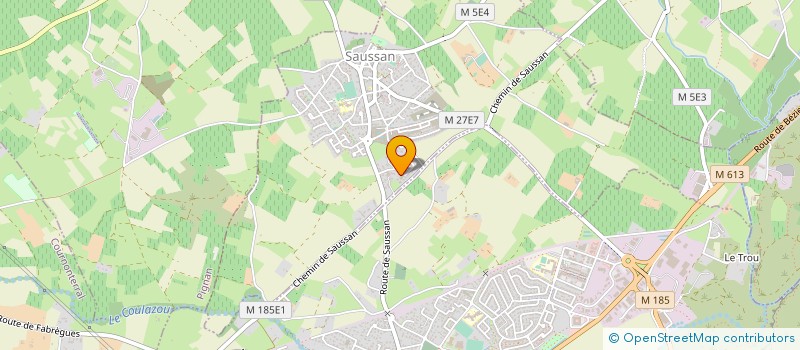 localisation de l'entreprise HUMINDIS ASSURANCE  SAUSSAN