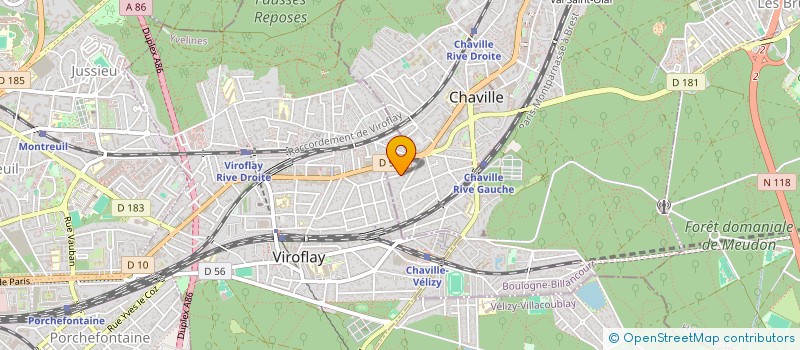 localisation de l'entreprise HUMINDUS à CHAVILLE