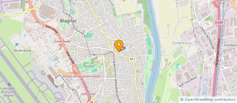 localisation de l'entreprise HUMINNOV à BLAGNAC