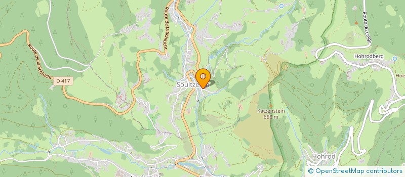 localisation de l'entreprise HUMMEL PRESTATIONS COMMERCIALES  SOULTZEREN