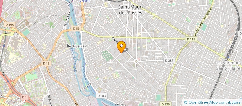 localisation de l'entreprise HUMMER BATIMENT à SAINT-MAUR-DES-FOSSES