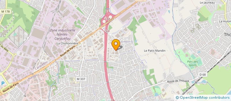 localisation de l'entreprise HUMO IMMOBILIER  SAINTE-LUCE-SUR-LOIRE