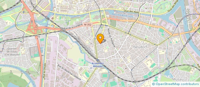 localisation de l'entreprise HUMONIO à STRASBOURG