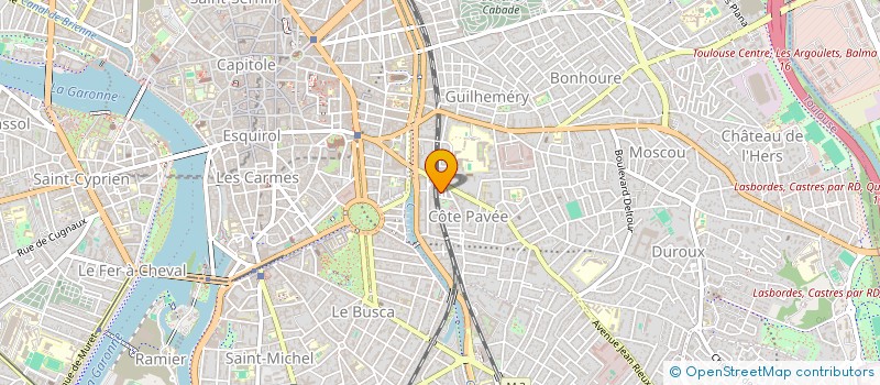 localisation de l'entreprise HUMOPROD à TOULOUSE