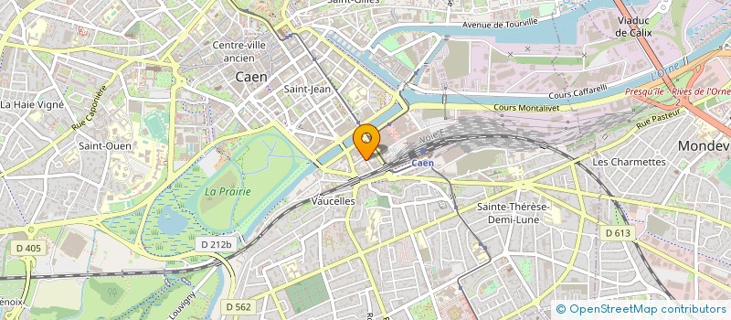 localisation de l'entreprise HUMOUR D'ORIGINE CAENNAISE à CAEN