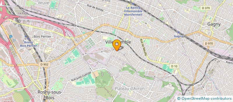 localisation de l'entreprise HUMPAGA  VILLEMOMBLE