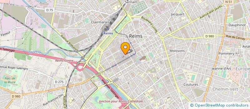 localisation de l'entreprise HUMPHREY & CO à REIMS