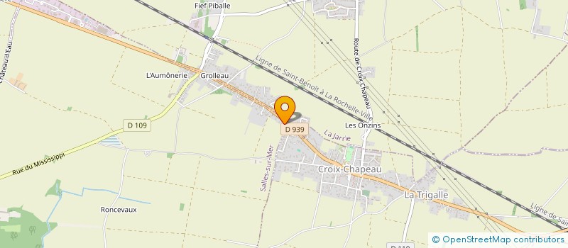 localisation de l'entreprise HUMUS à LA JARRIE