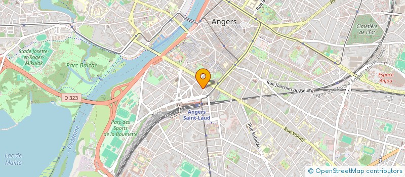 localisation de l'entreprise HUMUS & CIE à ANGERS