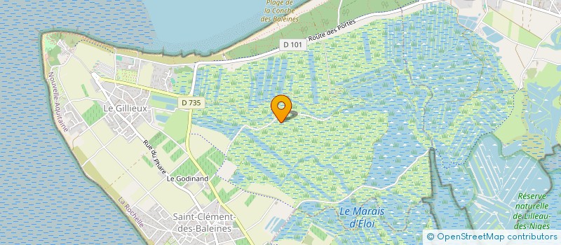 localisation de l'entreprise HUMUS D  SAINT-CLEMENT-DES-BALEINES
