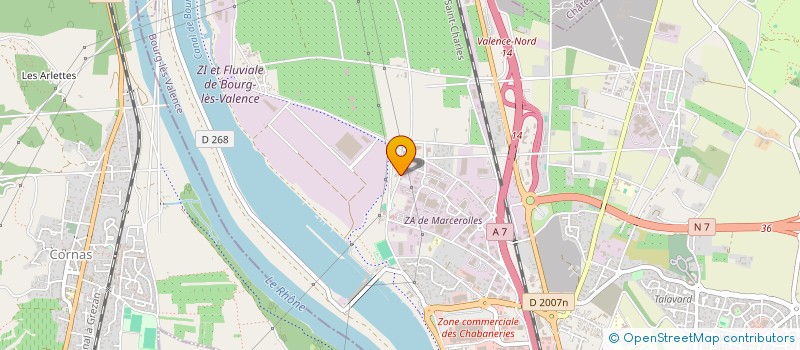 localisation de l'entreprise HUMUSCITE  BOURG-LES-VALENCE