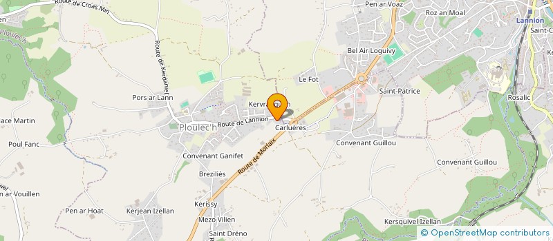 localisation de l'entreprise HUMY  PLOULEC'H