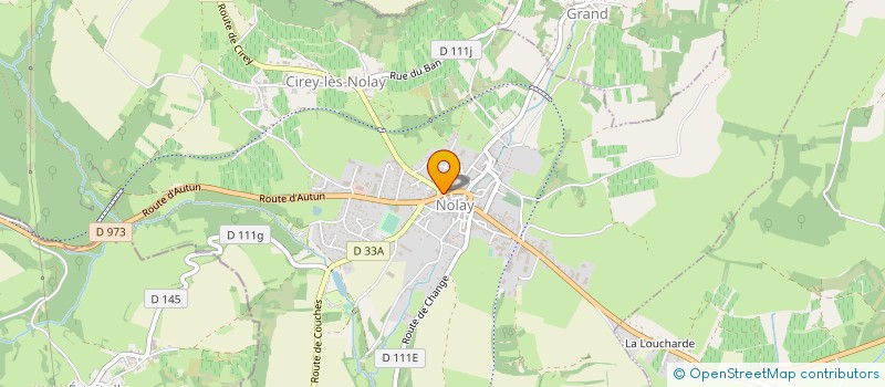 localisation de l'entreprise HUNA à NOLAY