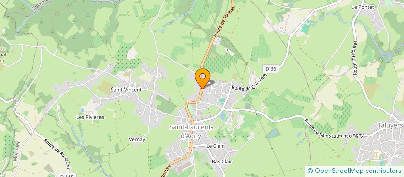 localisation de l'entreprise HUNACOM  LYON