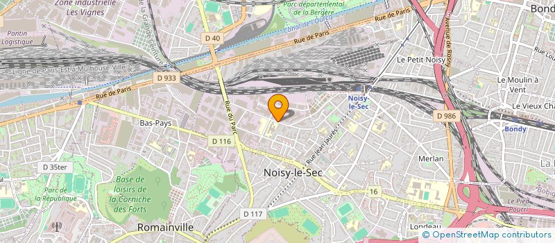 localisation de l'entreprise HUNAL à NOISY-LE-SEC