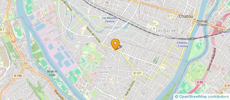 localisation de l'entreprise HUNDREDS  CHATOU