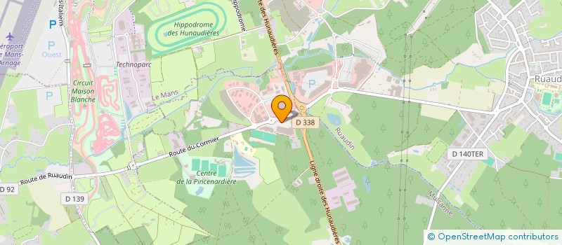 localisation de l'entreprise HUNE  MULSANNE