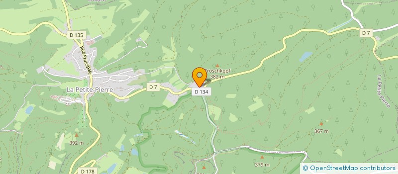 localisation de l'entreprise HUNEBOURG  LA PETITE-PIERRE