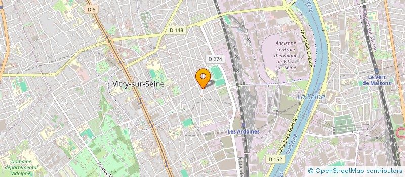 localisation de l'entreprise HUNG PM2F  VITRY-SUR-SEINE