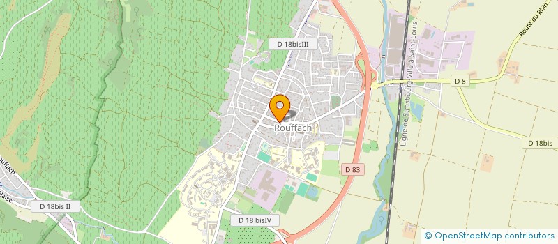 localisation de l'entreprise HUNGLER  ROUFFACH