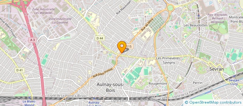 localisation de l'entreprise HUNGRY à AULNAY SOUS BOIS
