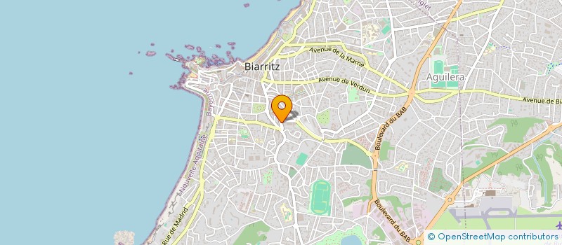 localisation de l'entreprise HUNGRY BELLY à BIARRITZ