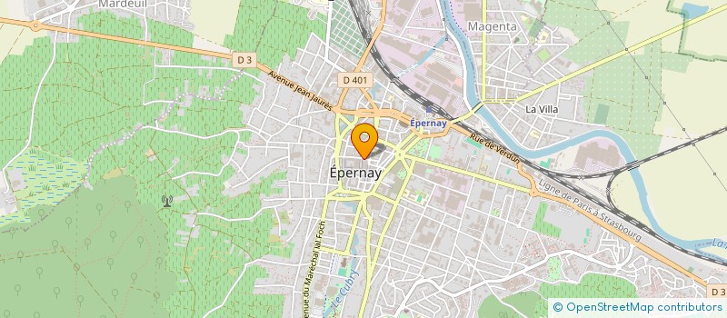 localisation de l'entreprise HUNIMA à EPERNAY