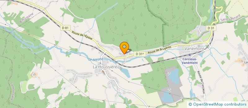 localisation de l'entreprise HUNION  LA HOUSSIERE