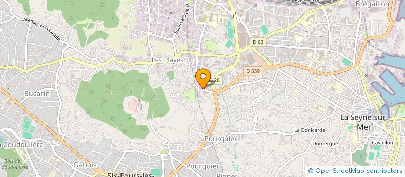 localisation de l'entreprise HUNIVER à LA SEYNE-SUR-MER
