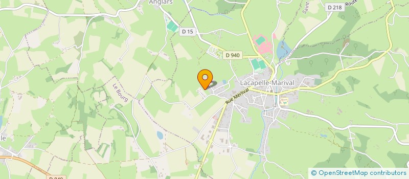 localisation de l'entreprise HUNLAND FRANCE  LACAPELLE-MARIVAL