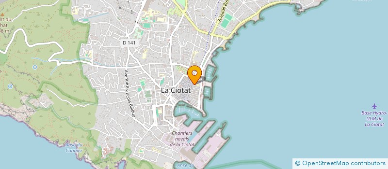 localisation de l'entreprise HUNO à LA CIOTAT