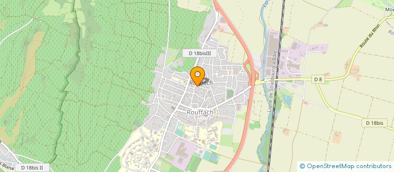 localisation de l'entreprise HUNOLD BRUNO  ROUFFACH